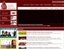 Tablet Screenshot of hematologia.org